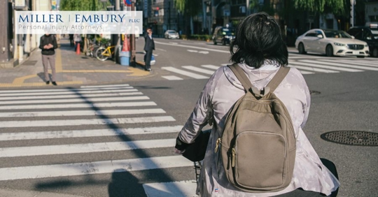 biker on pedestrian lane